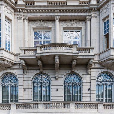 Brüksel, Belçika - 07 03 2019 Delen Özel Bankacılık Şirketi 'nin cephesi ve imzası