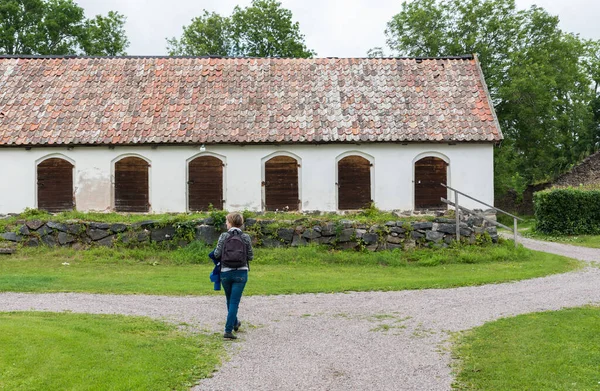Forsmark Osthammar Suécia 2019 Passeio Turístico Até Uma Antiga Fazenda — Fotografia de Stock
