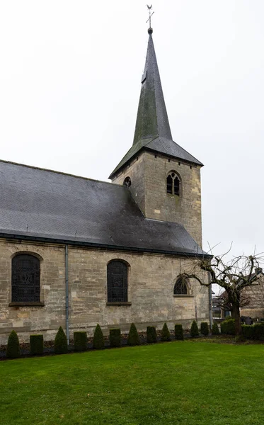 Sint Geertruid Limburg Netherlands 2022 Catholic Church Graveyard Village — Stockfoto