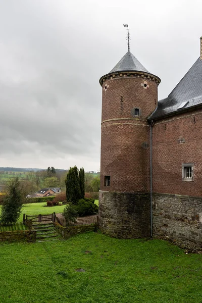 Mheer Limburgo Países Baixos 2022 Castelo Arredores Verdes — Fotografia de Stock