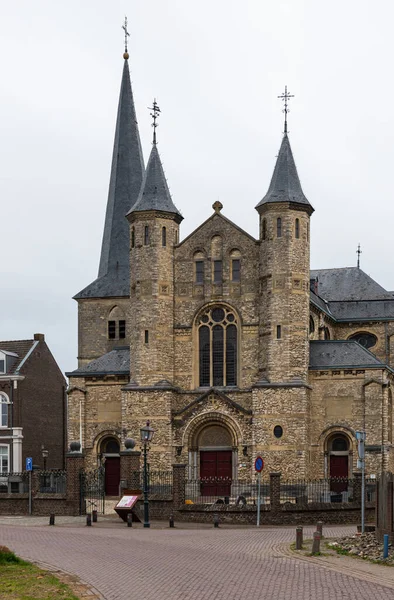 Geulle Limburgo Países Baixos 2022 Igreja São Martinho Aldeia Cnter — Fotografia de Stock