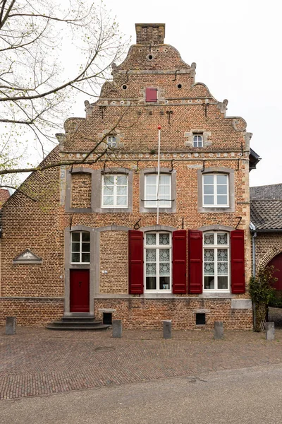 Urmond Limburgo Países Baixos 2022 Fachada Casa Dos Capitães — Fotografia de Stock