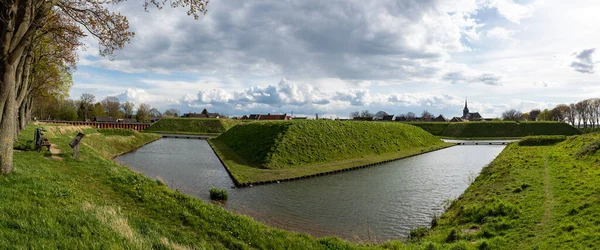 Stevensweert Limburg Netherlands 2022 Medieval Fortress Ruins Green Surroundings — Foto de Stock