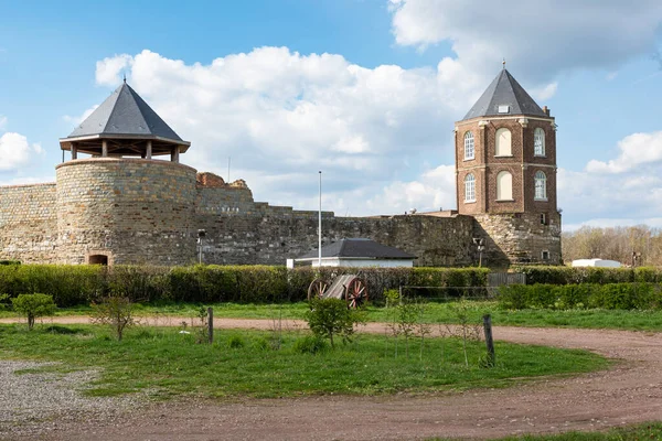 Montfort Limburg Netherlands 2022 Historical Fortress Village Green Surroundings — Foto de Stock