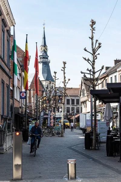 Hasselt Limburg Belçika 2022 Şehir Merkezindeki Eski Yeni Mimari Üzerine — Stok fotoğraf