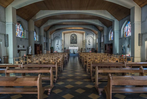 Жетте Брюссельский Столичный Регион Бельгия 2019 Модернизированный Дизайн Церкви Мариам — стоковое фото