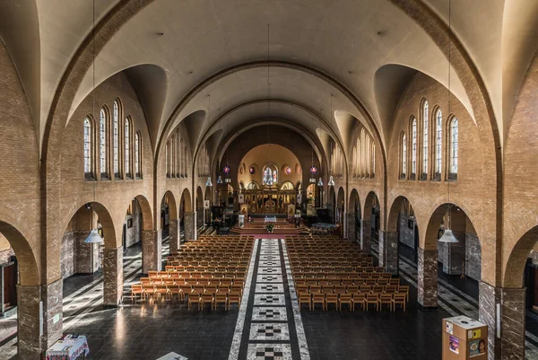 Jette Brussels Capital Region Belgium 2019 Modern Gothic Interior Design — Stockfoto