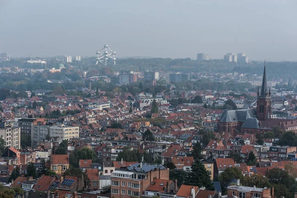Koekelberg Région Bruxelles Capitale Belgique 2019 Vue Panoramique Sur Bruxelles — Photo
