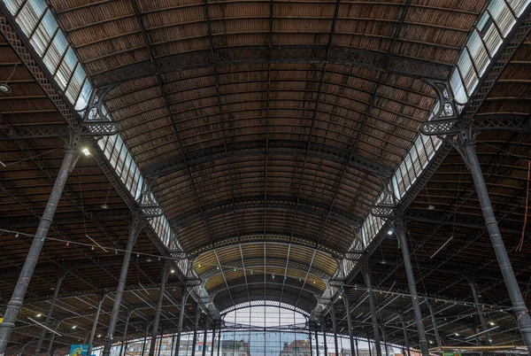 Anderlecht Brussels Capital Region Belgium 2019 Symmetric Roof Abattoir Old — Stock Fotó