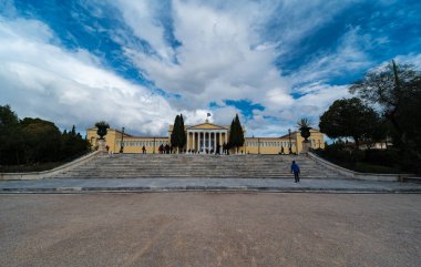 Athens Old Town, Attica, Greece - 12 28 2019 View over the Zappeion Hall and park surroundings
