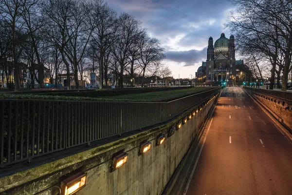 Jette Région Bruxelles Capitale Belgique 2020 Tunnel Vide Lopold Avec — Photo