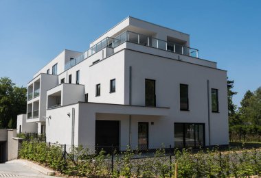Uccle, Brüksel Başkent Bölgesi -Belçika - 05 17 2020 Brüksel banliyölerindeki ikamet yeri