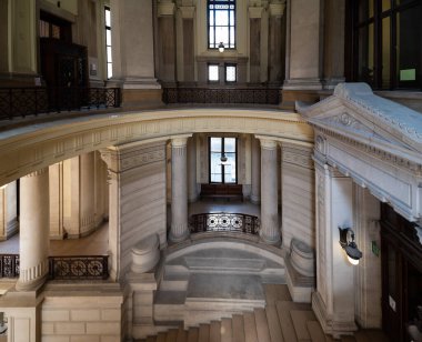 Brüksel Başkent Bölgesi - Belçika - 06 05 2022 - Adalet Divanı 'nın arkasındaki Salon