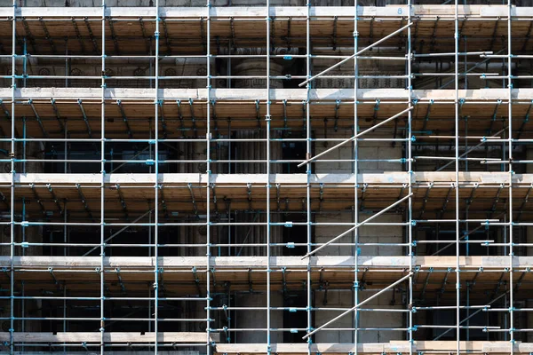 布鲁塞尔首都大区 比利时 2022年5月6日 翻修法院的阶段建设模式 — 图库照片