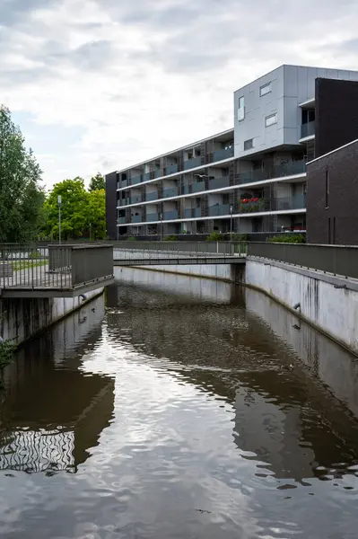 Leuven Vlámský Brabantsko Belgie 2022 Renovovaný Luxusní Bytový Dům Lokalitě — Stock fotografie