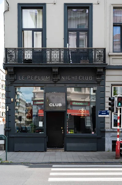 Ixelles Brussels Capital Region Belgium 2022 Facade Peplum Night Club — Foto de Stock