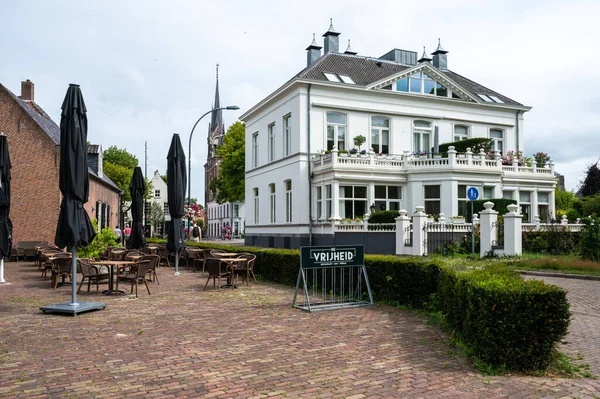 Остерхаут Нидерланды 2022 Фасад Ресторана Терраса Названием Freedom — стоковое фото