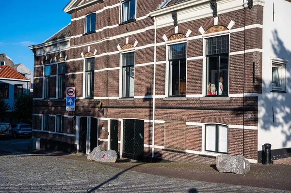 Zaltbommel Gelderland Netherlands 2022 Facade Residential House Row — Fotografia de Stock