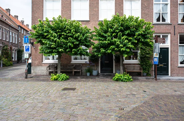 Heusden Gelderland Netherlands 2022 Traditional Houses Cobble Stone Streets Village — Fotografia de Stock