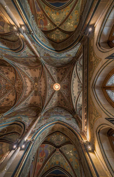 Прага Чехія 2014 Декоративна Стеля Собору Святого Петра Павла — стокове фото