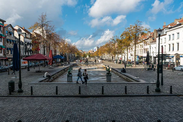 브뤼셀 Brussels Old Town 브뤼셀 Brussels Capital Region Belgium 2022 — 스톡 사진