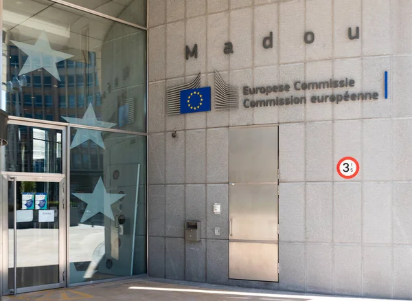 Saint Josse Brussels Capital Region Belgium 2021 Entrance Headquarters Eurostat — Stock Photo, Image