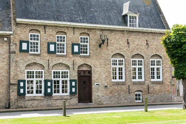 Rening Região Flandres Ocidental Bélgica 2021 Casas Tradicionais Aldeia Zona — Fotografia de Stock
