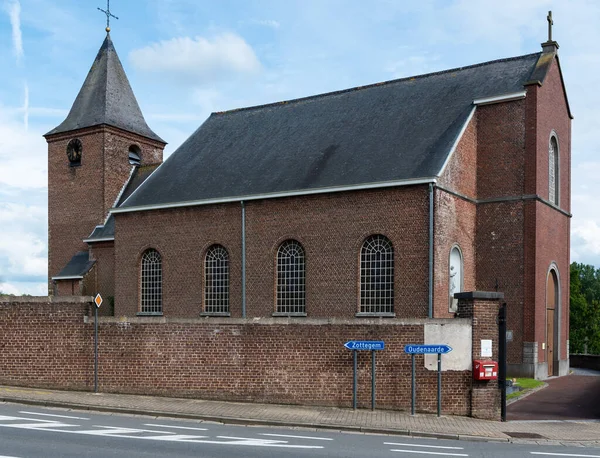 Sint Blasius Boekel Zwalm Região Flandres Oriental Bélgica 2021 Igreja — Fotografia de Stock