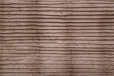 kahverengi kıvrımlı karton doku kullanıldı