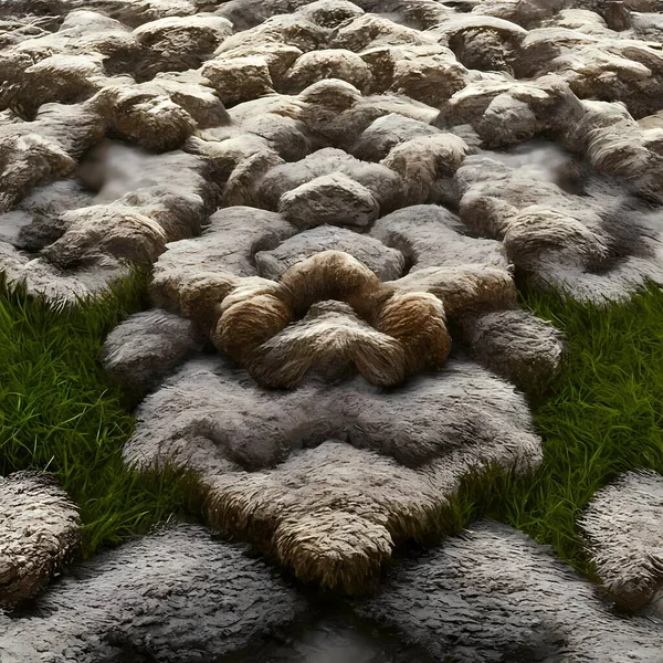 The blue and fluffy shaggy carpet is the perfect background texture for your next project. With its soft and attractive wool material, this carpet is sure to make your project stand out.