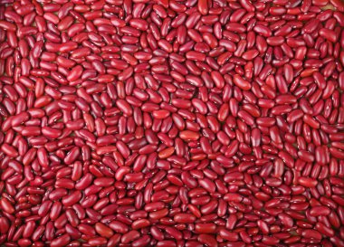 Kırmızı fasulye arkaplanını kapat, arka plan olarak kırmızı fasulye deseni