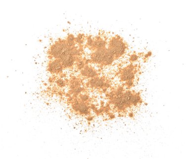 Cissus kuadrangularis tozu. Hemoroidin tıbbi tedavisi ve daha fazlası. Beyaz arka planda izole edilmiş. Üst görünüm