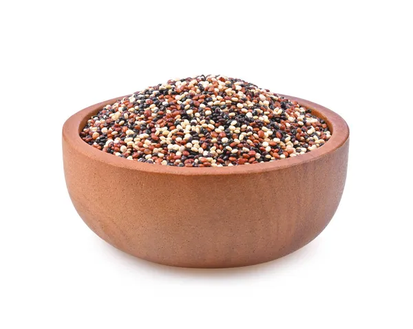 Raw Mix Quinoa Frön Vit Quinoa Svart Quinoa Röd Quinoa — Stockfoto