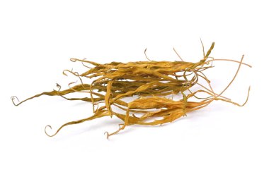 Beyaz arka planda izole edilmiş kenevir sativası veya marihuana yaprakları