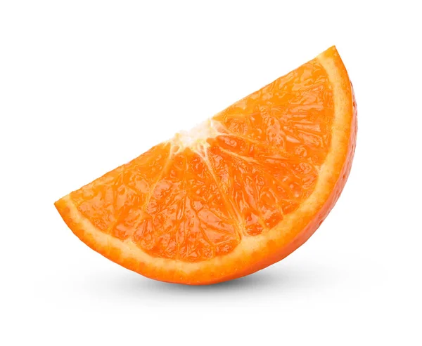 Orange Fruit Orange Slice Mandarin Tangerine Isolated White Background Top — Stock Photo, Image