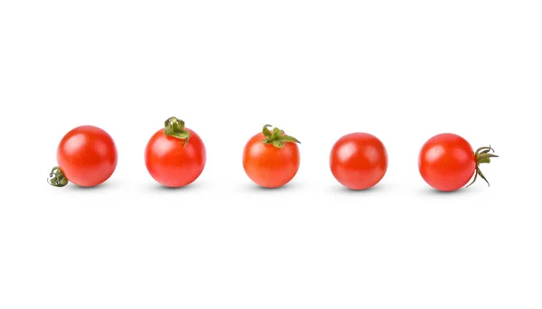 Cherry Tomatoes Isolated White Background — Stock Photo, Image