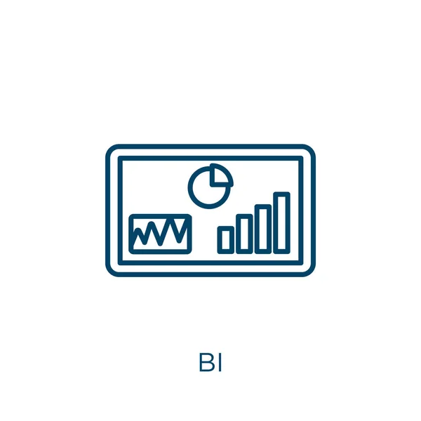 Іконка Тонка Лінійна Піктограма Контуру Ізольована Білому Тлі Лінійний Векторний — стоковий вектор