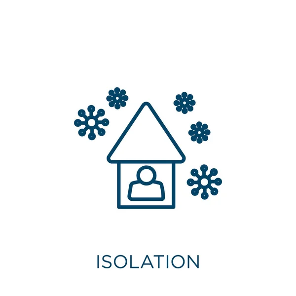 Isolationsikone Dünne Lineare Isolation Umreißt Icon Isoliert Auf Weißem Hintergrund — Stockvektor