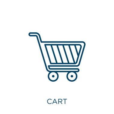 Araba ikonu. Beyaz arkaplanda izole edilmiş ince çizgisel taslak simgesi. Çizgi vektör arabası işareti, ağ ve mobil sembolü