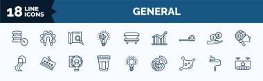 set of general web icons in outline style. thin line icons such as real time data, realization, tape measure, road tunnel, urine test, organism, painting work, smart home hub vector.