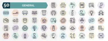 Genel web simgelerinin ana hatları. Haber kaynağı, yol tüneli, idrar testi, ilham, pazarlama planı, kurşun dönüşümü, takım hedefi, ürün çıkışı, kullanıcı davranışı gibi ince çizgi simgeleri,