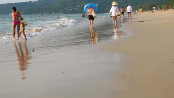Turistické pláže Thajsko — Stock video