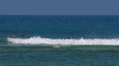 Turistler için denizde su sporları