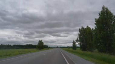 Ülke otoyolu aracı POV