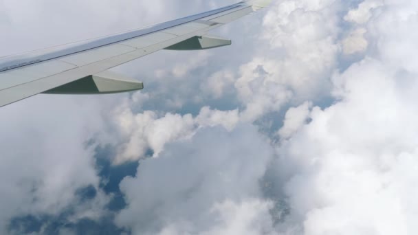 Vol en avion dans les nuages — Video