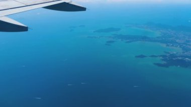 Uçağın penceresinden görüntüle