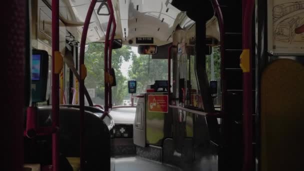 Estrada de Singapura de ônibus — Vídeo de Stock