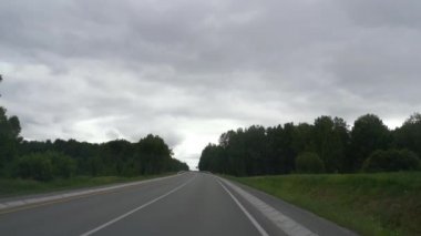 Sürüş, pist, sabahın köründe