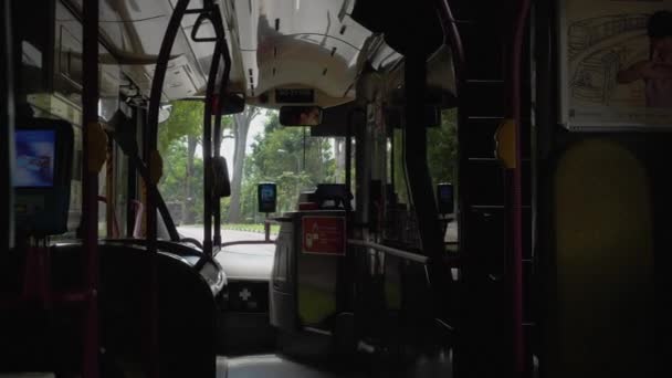 Szingapúr buszos utazás — Stock videók