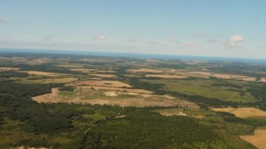 Uçaktan pencere görünümü